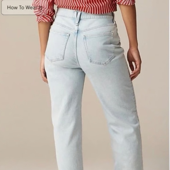 Worn Once  Petite Slim Wide- Leg jean with button fly in all-day stretch SZ 29 P - Picture 7 of 7